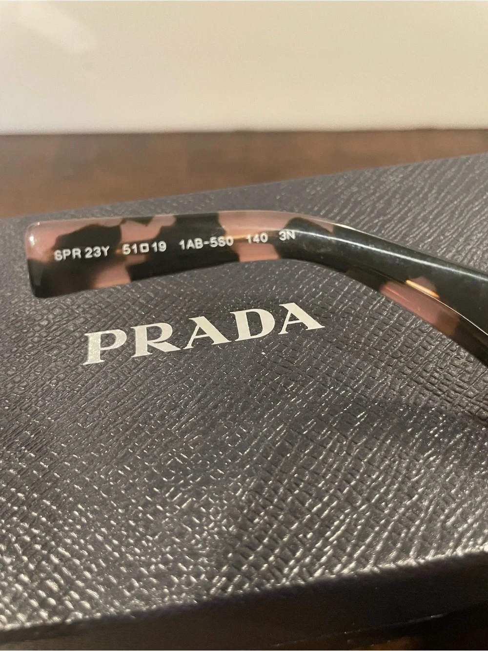 Prada Women's Black Oversized Square Frame Sunglasses. New!